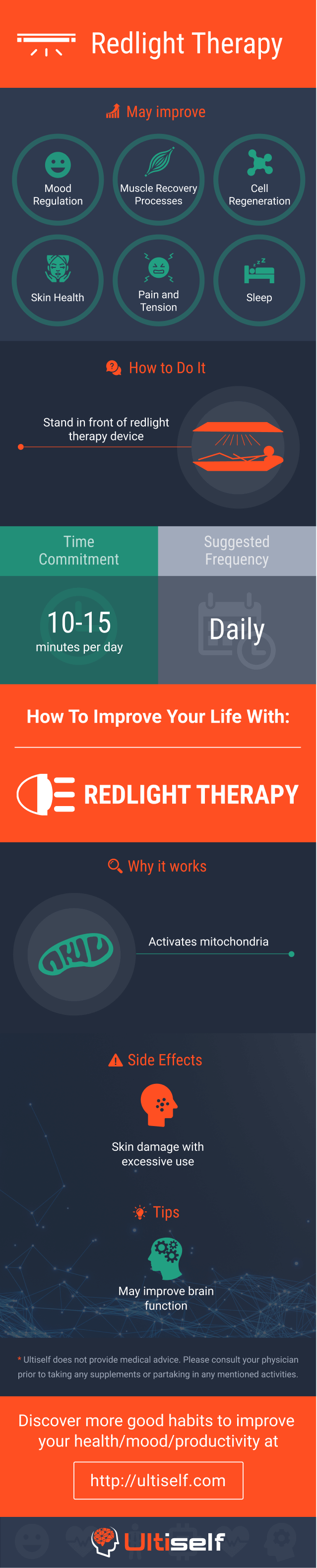 Redlight Therapy infographic